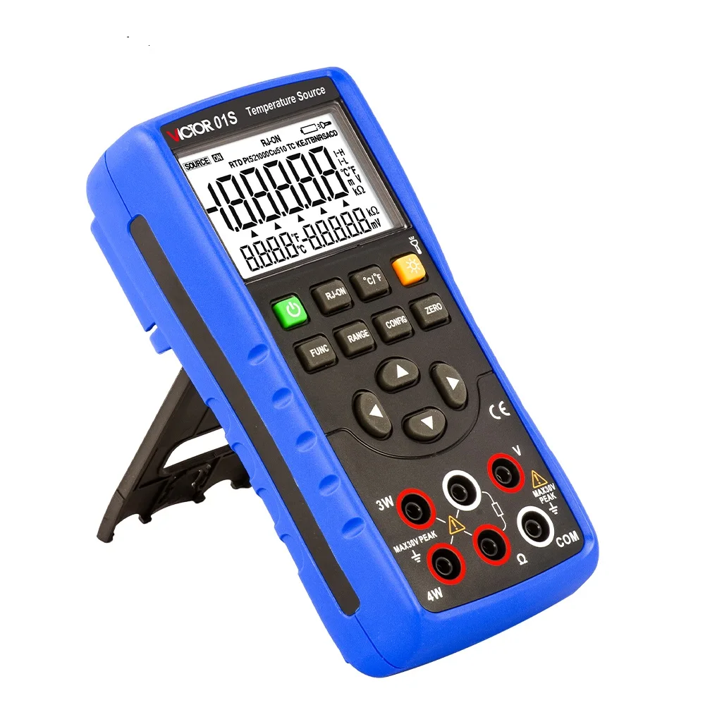 MAOTEWANG Newest 01S Emperature RTD Calibrator Source Accuracy 0.05% Signal Output DC Voltage Temperature Tester Resistance