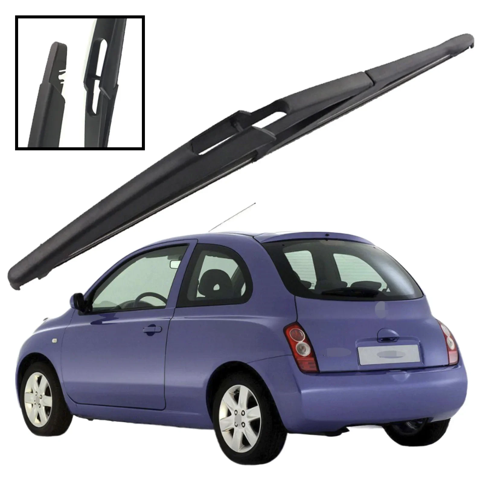 

For Nissan Micra K12 2002-2005 Car Accessories 12" Rear Windshield Windscreen Washer Wiper Blade