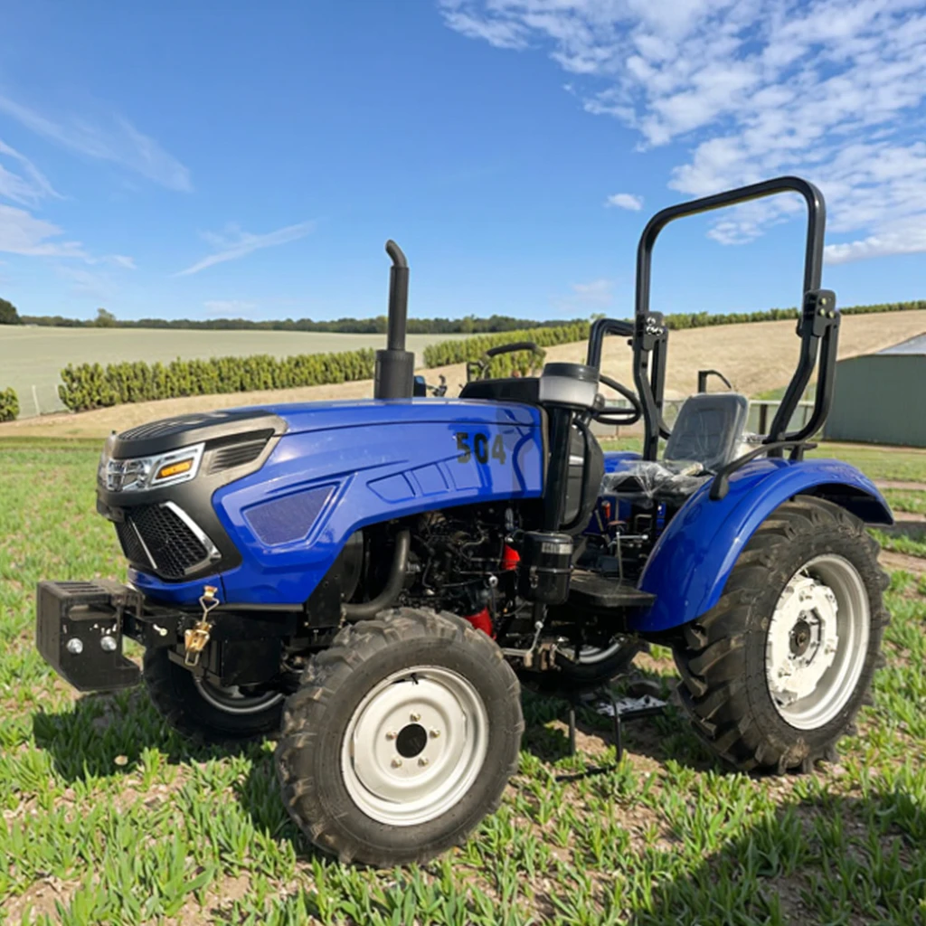 Tractores de 50 HP 4x4, Tractores de Labranza Hidráulicos de 80 HP y 90 HP, Maquinaria Rotativa, Mini Tractores Multifuncionales con Arado