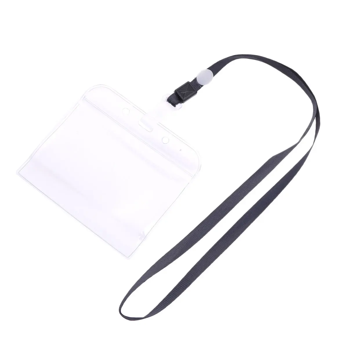 

20 шт. прозрачных водонепроницаемых держателей для бейджей из ПВХ, идеально подходят для конференций, выставок, офисов, держатели для ID-карт, прозрачные, безопасные