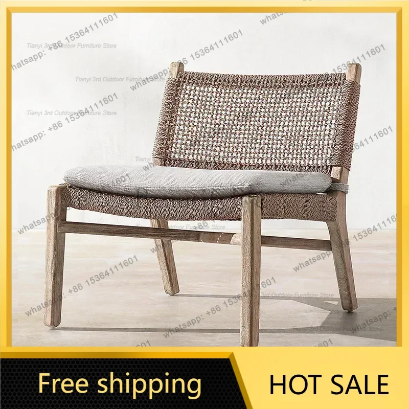 zj.Japanese Style Waterproof and Sunscreen Garden Sofas Simplicity  Designer Modern Garden Sofas Art Outdoor Furniture Divano HB