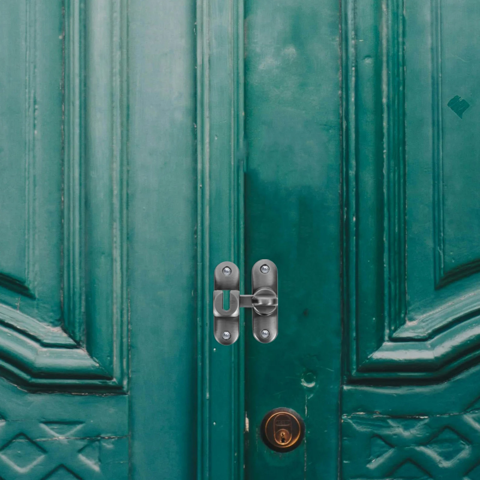 

1Set Stainless Steel Door Latch Heavy Duty Security Peace Mind Easy Install Home Door Slide Latch Bolt Lock Barrel Bolt