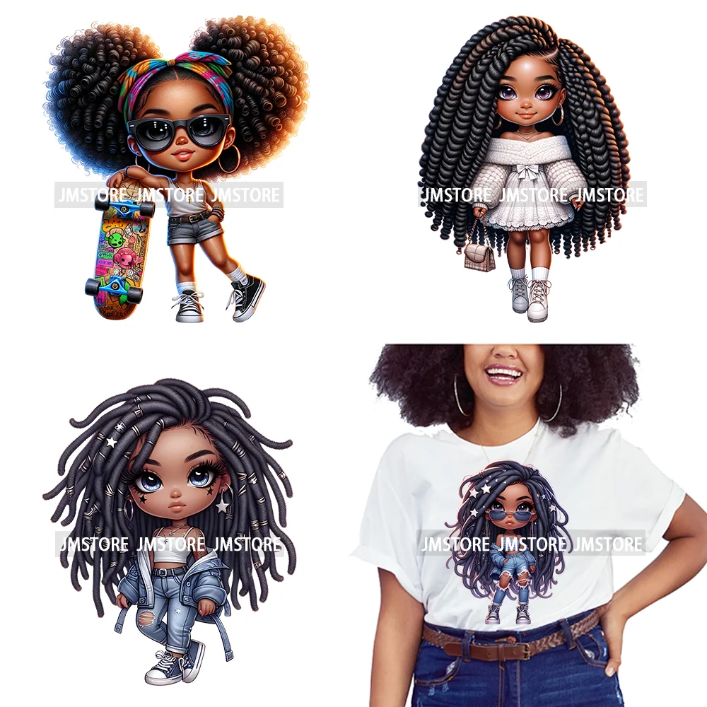 Calcomanías de hierro para monopatín, vestido blanco y acogedor, pegatinas de transferencia DTF para niñas jóvenes, listo para presionar para ropa