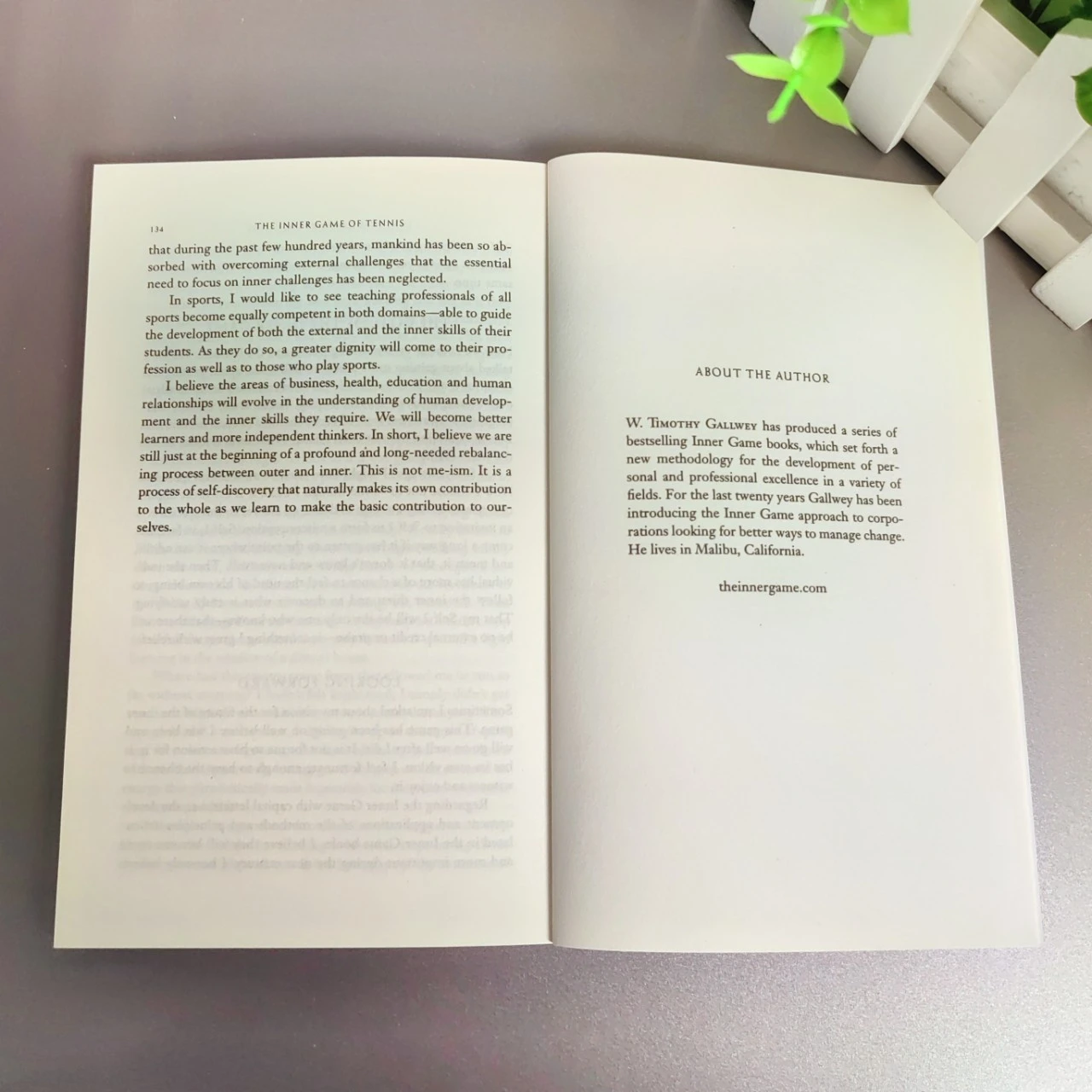 O Jogo Interno do Tênis: O Guia Clássico do Lado Mental do Peak Performance Livro Inglês