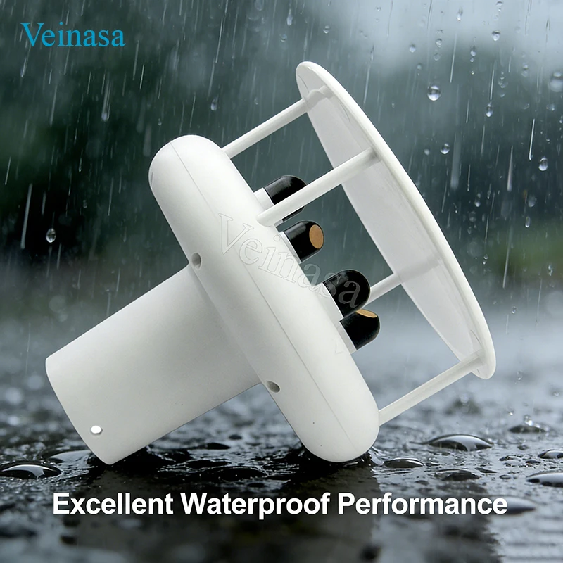 Veinasa-CXS03 Precision Digital Ultrasonic Anemometer Wind Speed Direction Sensor NEMA 0183 0-5V Output Arduino Compatible Meter