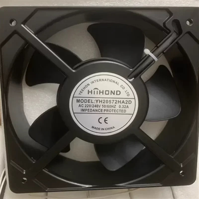 For New fan YH20572HA2D 20572 20.5CM 0.32A cabinet axial flow cooling fan 220V