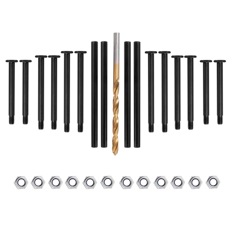 

CYGJ-RC Car Upgrade Hardened Front & Rear Suspension A- PIN Latch Kit For TRAXXAS 1/8 6S Big Mouse Small X RC Car