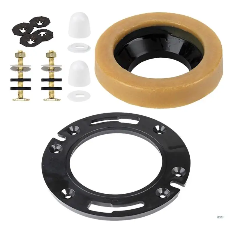 Flat Toilet Flanges Plate Accessory set Bathroom renovations Toilet Flanges set Ensures Stable & Leak Frees Toilet Mounting