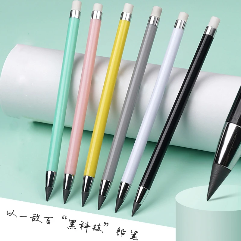 5Pcs Color Eternal Pencil Lead Core Wear Resistant Not Easy To Break Reusable Pencils Replaceable Pen Stationery Supplies