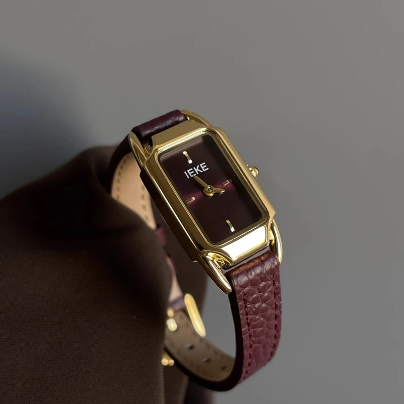 2025 waterproof quartz watch birthday gift retro white classic trend women's watch elegant and simple