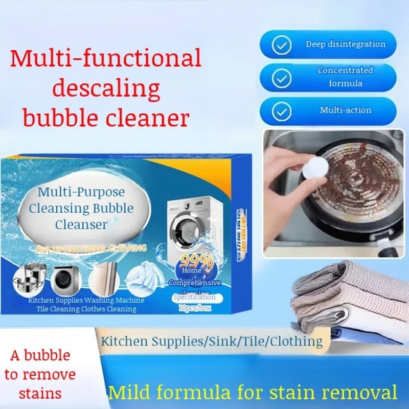 Multi-functional Cleaning Bubble Cleaner Cleaning Oxygen Effervescent Tablets Powerful Stain Removal