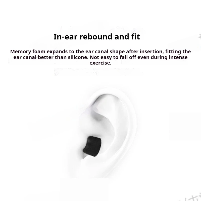 Memory Foam Eartips for Sony WF-1000XM6 Soft Memory Foam Earbuds Replaceable Anti-Slip Wireless Earphone Headphones Earplugs image 5