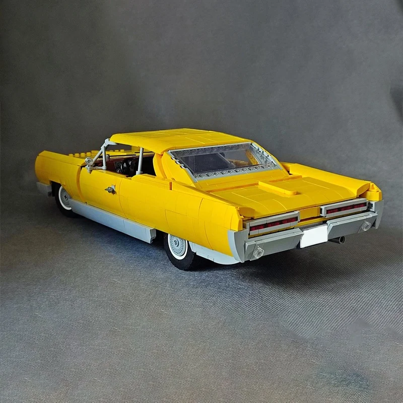 1661 Uds. MOC Pontiac Bonneville Creator modelo especializado bloques de construcción juguetes de arquitectura DIY regalos creativos de Navidad Idea ladrillo