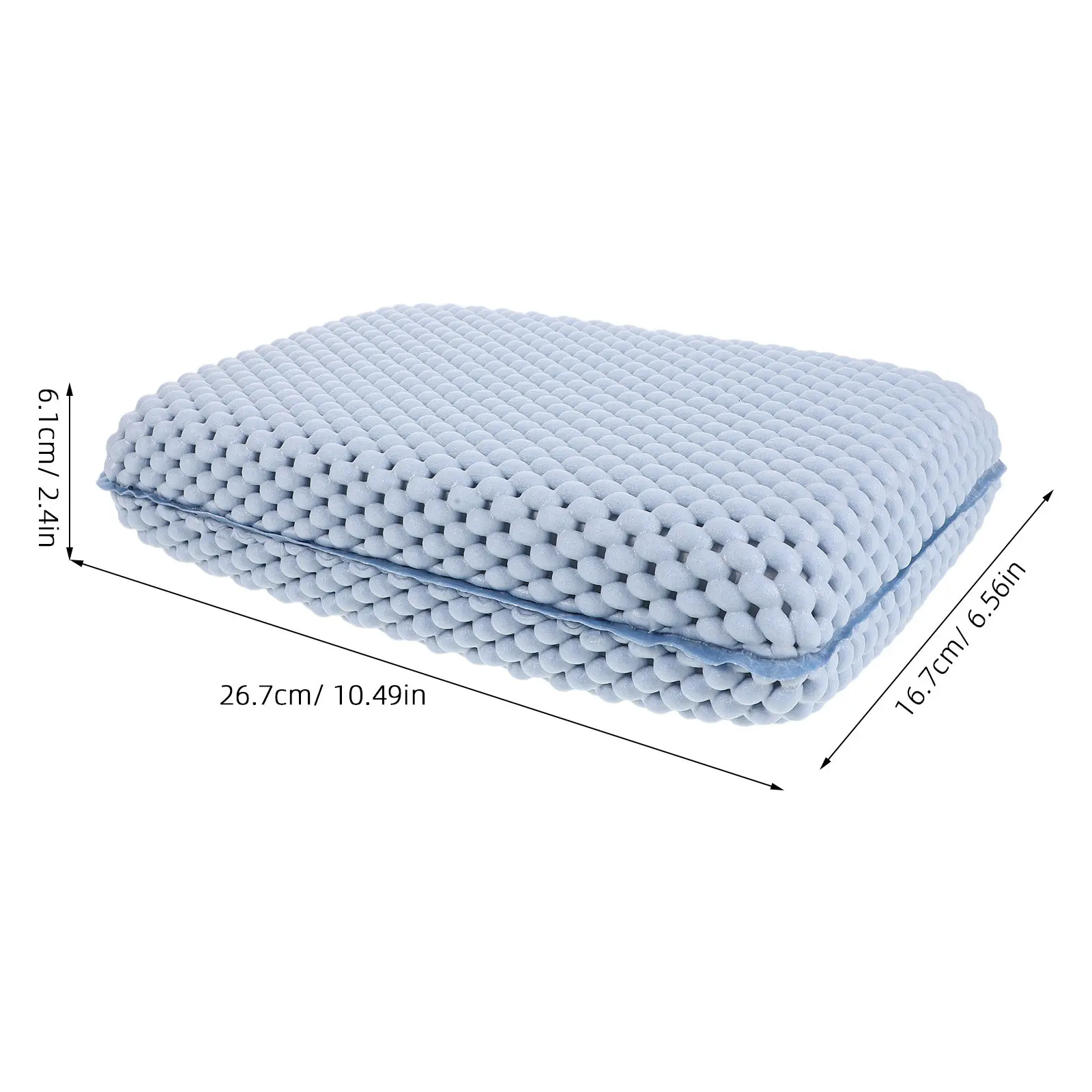 Bathtub Pillow Neck Back Support Waterproof Non-Slip Suction Cups Ergonomic Bath Cushion Spa Tub Rest Pillow for Soaking