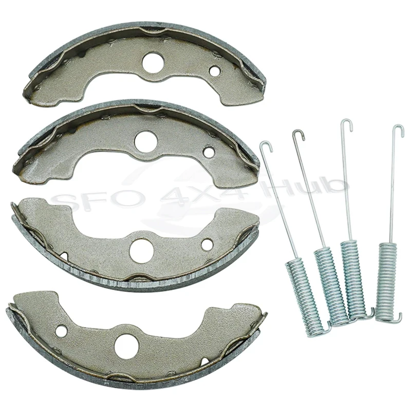 Front Brake Shoes Left & Right for Honda ATV TRX300FW TRX350 TRX400 TRX450 TRX500 TRX650 Fourtrax Rancher Forman 06450-HN5-671