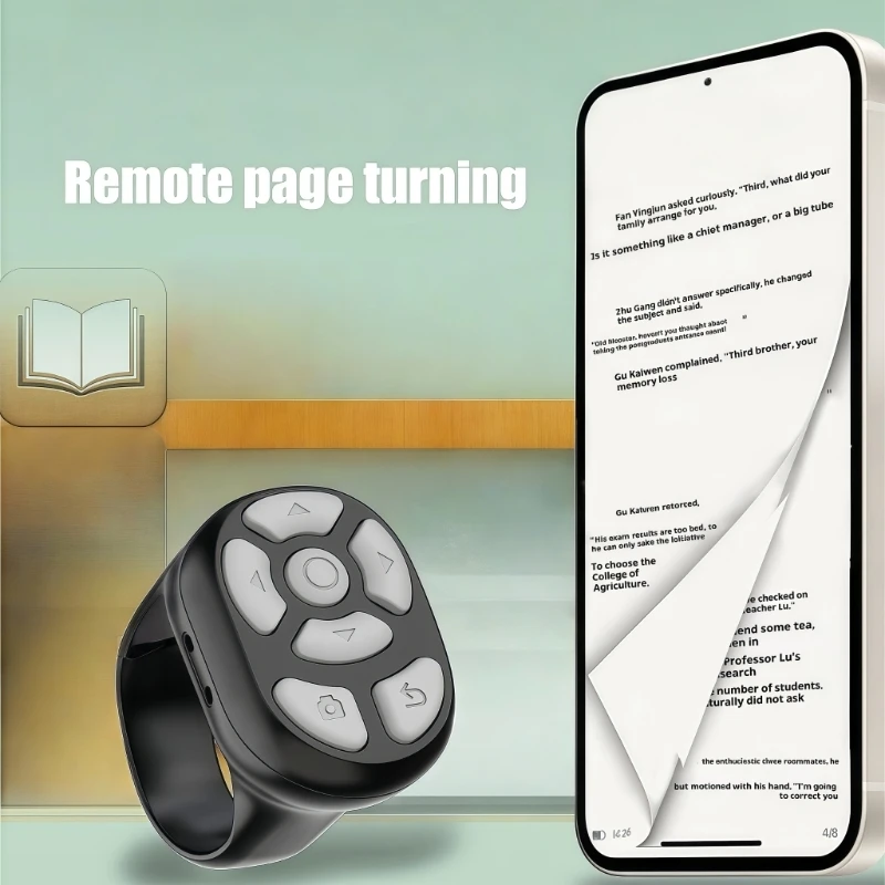 L41E Bluetooth-compatible Remote Control For Smartphone Page Turning
