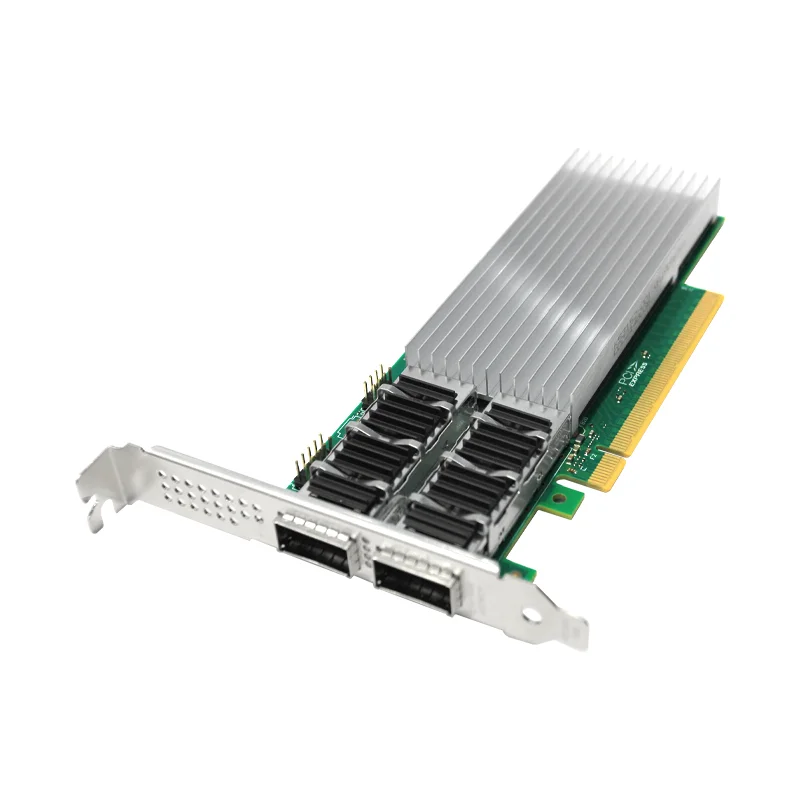 

High Performance E810-CQDA2 100Gb/s Intel E810 Chipset PCIe 4.0 x16 Server Network Card 2-Port QSFP28 NIC with RDMA Supported