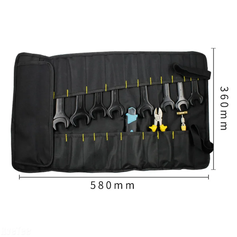 New Portable Multifunction Tool Bags Oxford Canvas Chisel Roll Bags for Hardware Wrench Instrument Pouch Organizer