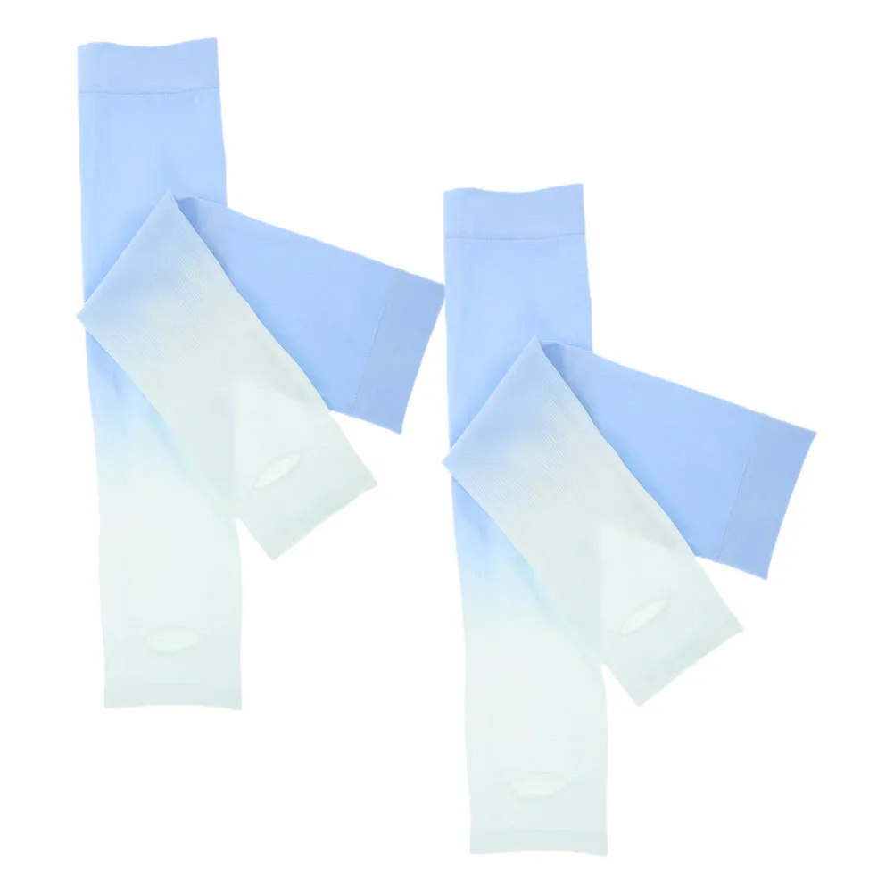 

2 Pairs Cooling Sun Protection Sleeve Water Proof Protective Arm Sleeves Cycling