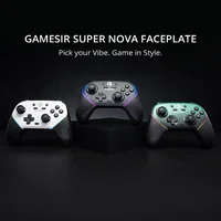 GameSir Super Nova Placa frontal magnética Panel frontal magnético multicolor de fácil presión, accesorios para juegos personalizados y antideslizantes