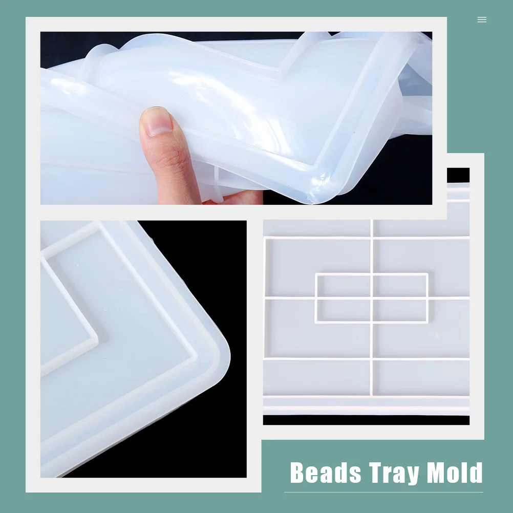 

Epoxy Mold Rectangular Tray Craft Molds Jewelry Dish Rectangle Crafts Silica Gel