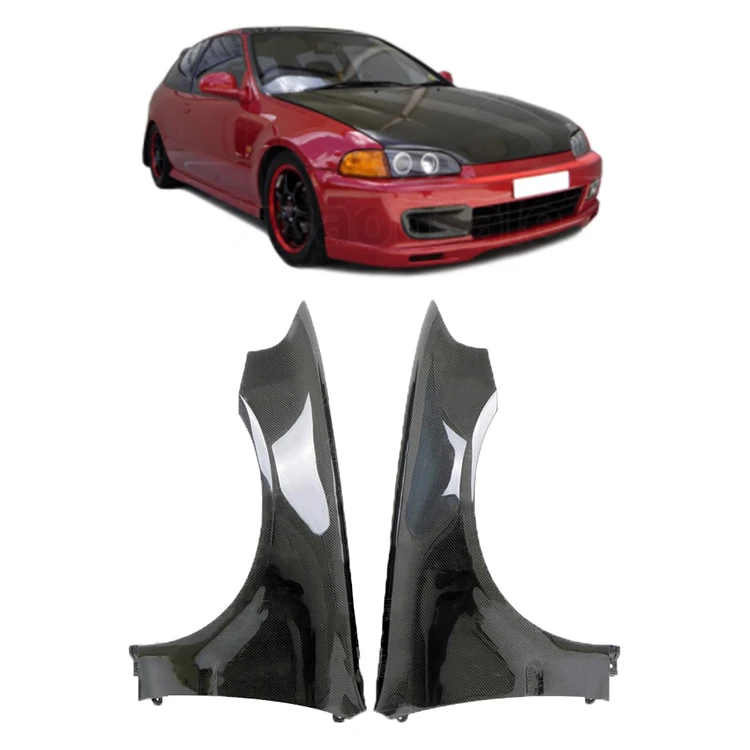 

Real Carbon Fiber OEM Style Fenders for Honda Civic 1992-1995 EG