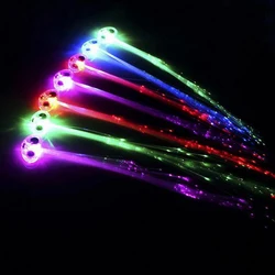 1 pz LED lampeggiante treccia di capelli incandescente Novetly luminescente tornante ornamento per capelli ragazze Led giocattoli regalo di festa di capodanno di natale