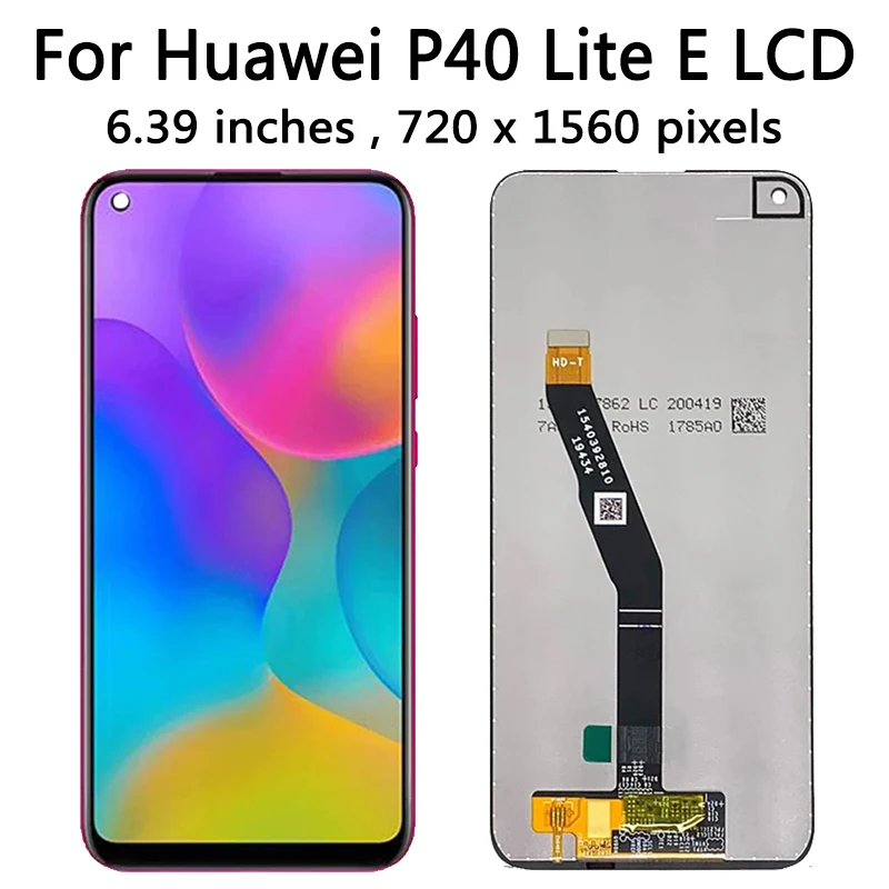 ART-L28 ART-L29 Y7P 2020 Display Replacement For Huawei P40 Lite E ART-L28, ART-L29,ART-L29N LCD Display Touch Screen Assembly