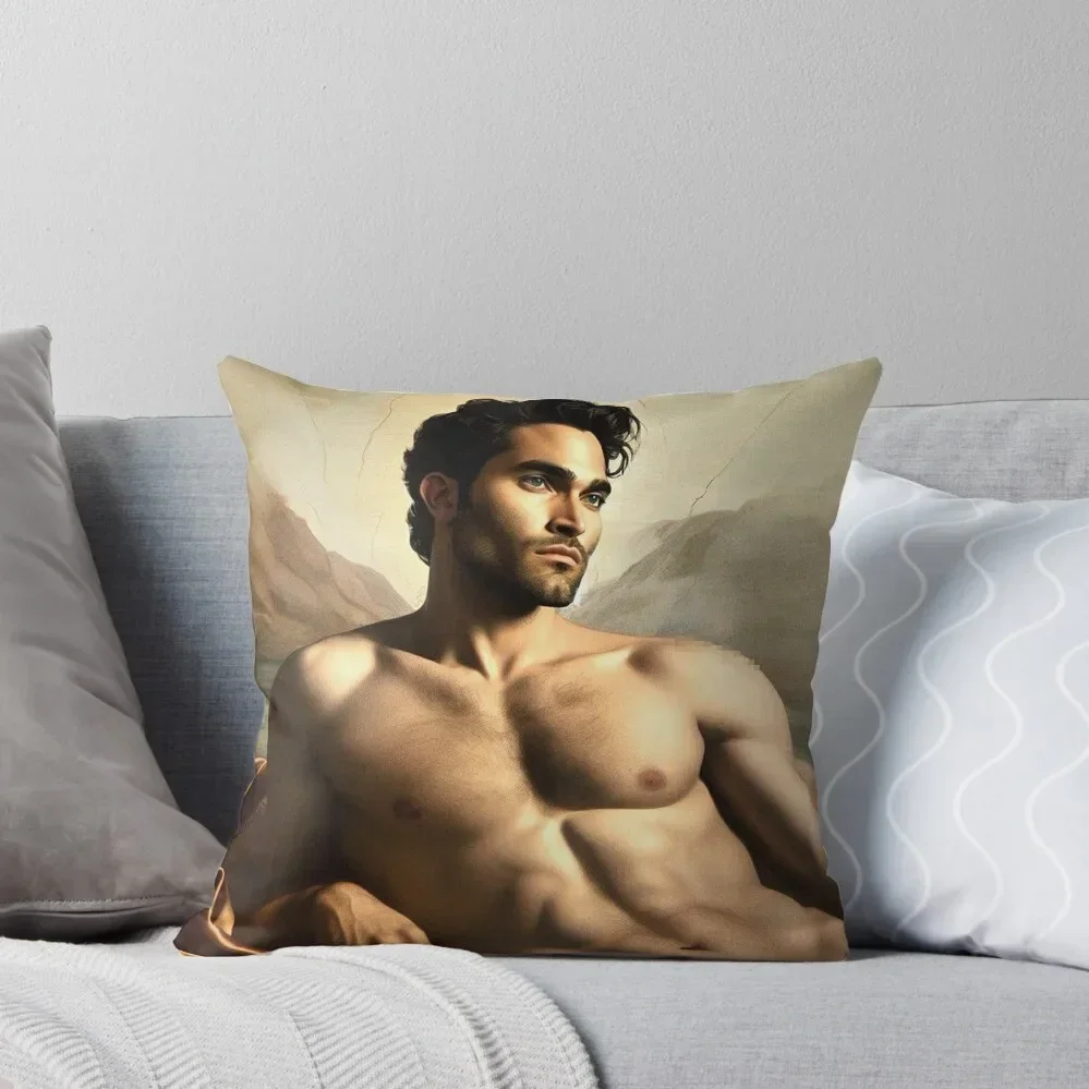 

Tyler Hoechlin aesthetic Throw Pillow Pillow Case Christmas Christmas Pillows luxury sofa pillows Pillow