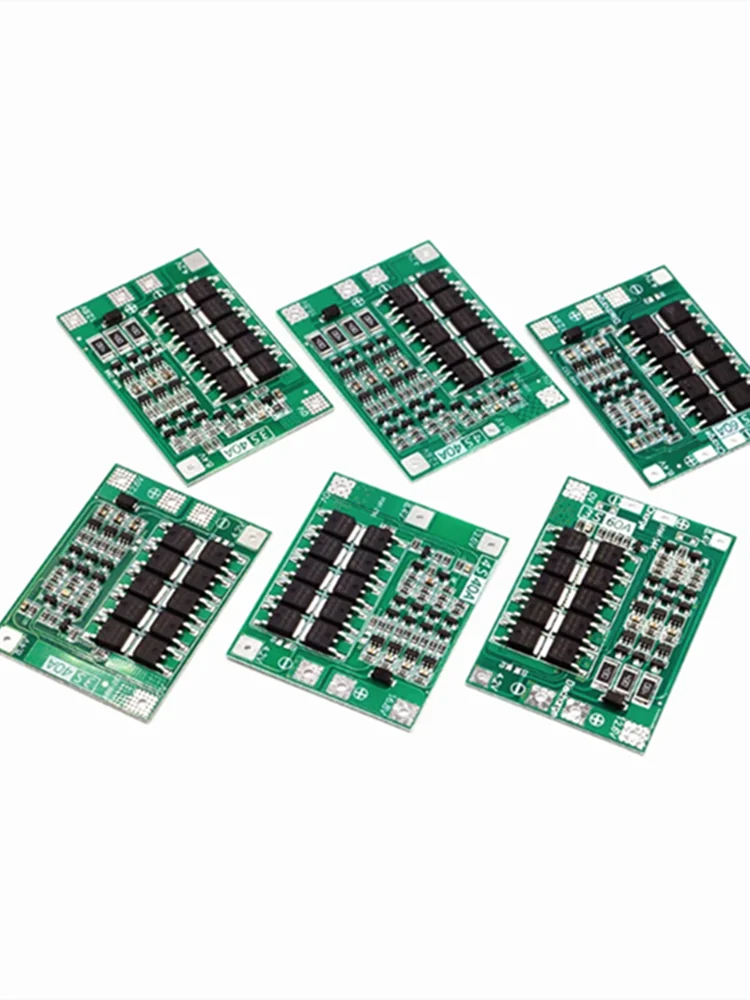 3S/4S 40A 60A Li-ion Lithium Battery Charger Protection Board 18650 BMS For Drill Motor 11.1V 12.6V/14.8V 16.8V Enhance/Balance
