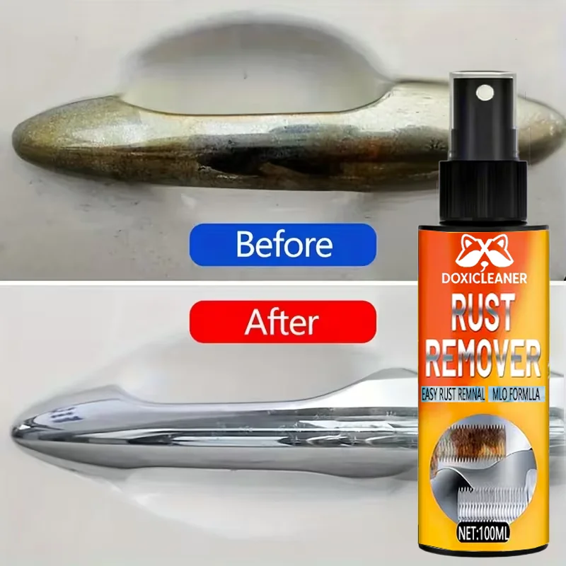 Multi-Functional Rust Remover Spray with Sponge No Power Needed for Easy Application Oxidation Protection for RV Components