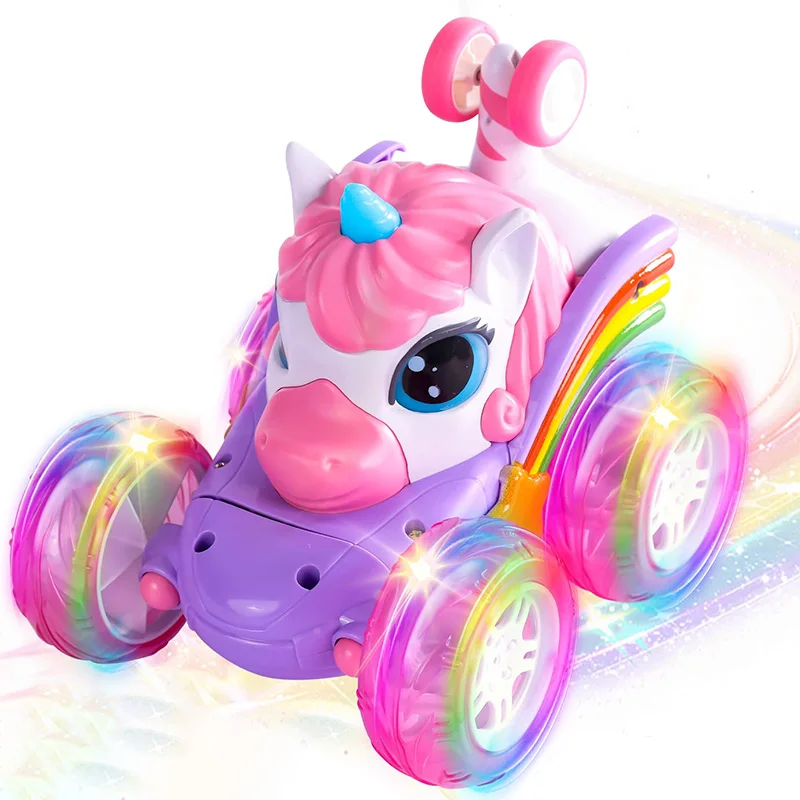 Voiture Licorne Transformable Magnétique - Jouet Déformation Automatique Pour Enfants 3-8 Ans
