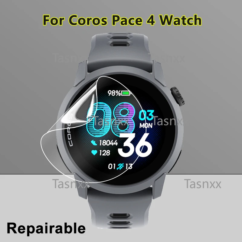 

Ультратонкая защитная пленка для экрана Coros Pace 4 3 2 Pro SmartWatch, мягкая ремонтная гидрогелевая пленка против царапин - без закаленного стекла