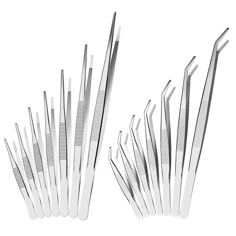 Stainless Steel All Purpose Professional Tweezers