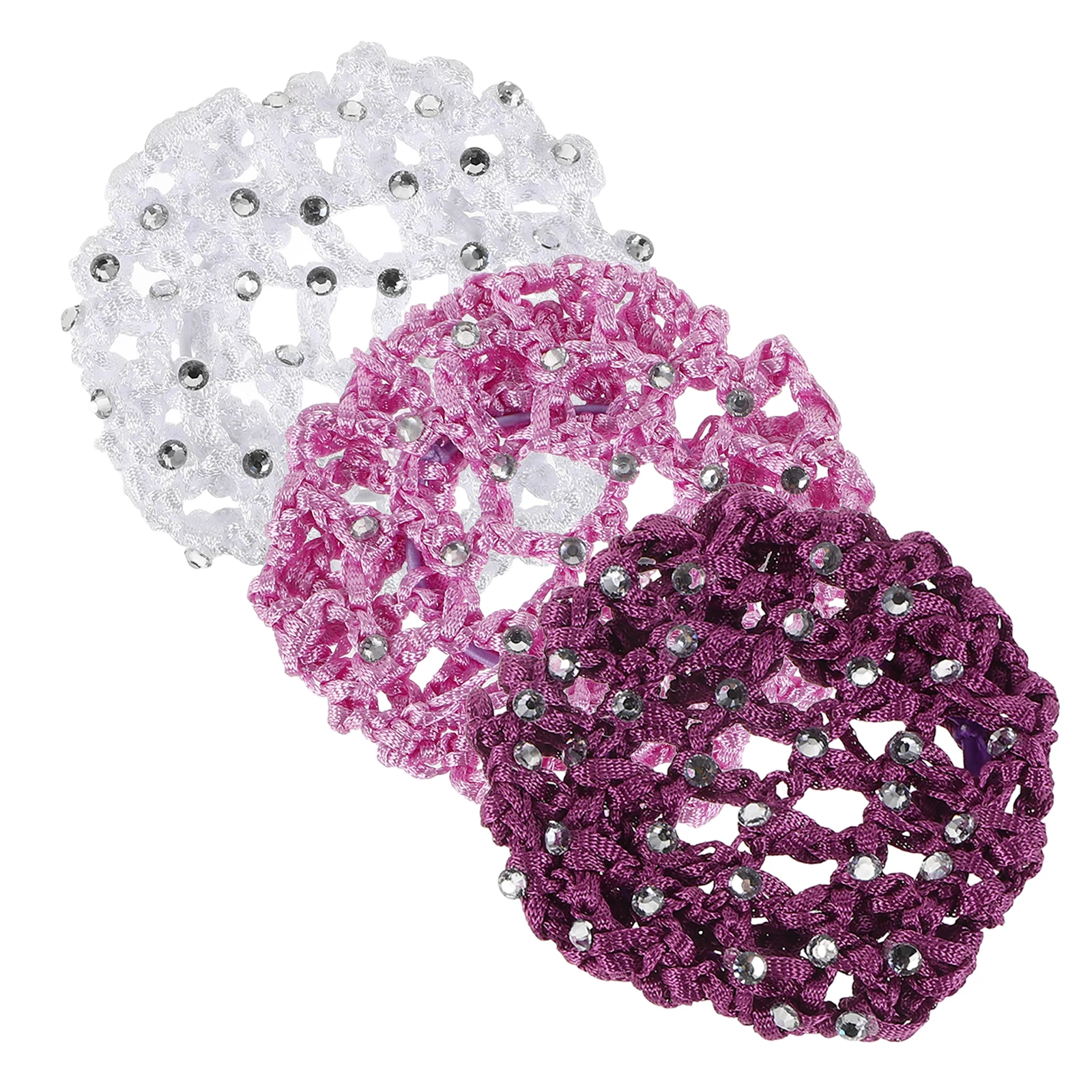 

3 Pcs Hairnets Versatile Elastic Mesh Nets for Women High Breathability Ballet Bun Nets Sophisticated Hair Accessories
