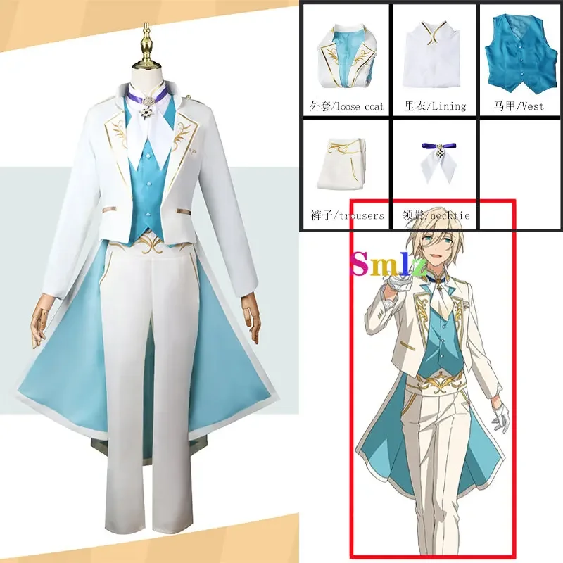 Ensemble Stars cosplay anime tenshouin Eichi Fushimi Yuzuru Hibiki Wataru Tori himemiya costume suit men trench vest pants set