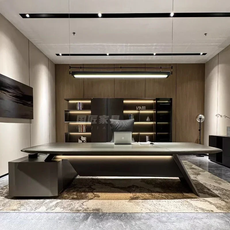 Executive Desk Modern Minimalist Elegant And Slightly Luxurious Office Desks And Workstations Computer Desk Room Desks