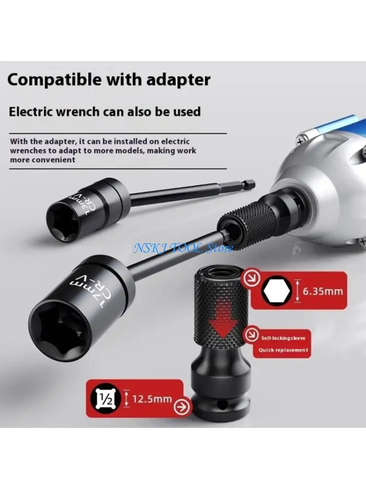 

L8RC Multipurpose Turning Joint For Vehicle Maintenance Universal Joint Swivels Socket