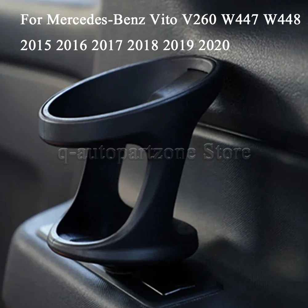 Rear 3Rd Row Cup Holder Base Seat Side Water Bottle Drink Beverage Cup Holder Frame For Mercedes-Benz Vito V260 W447 W448 15-20