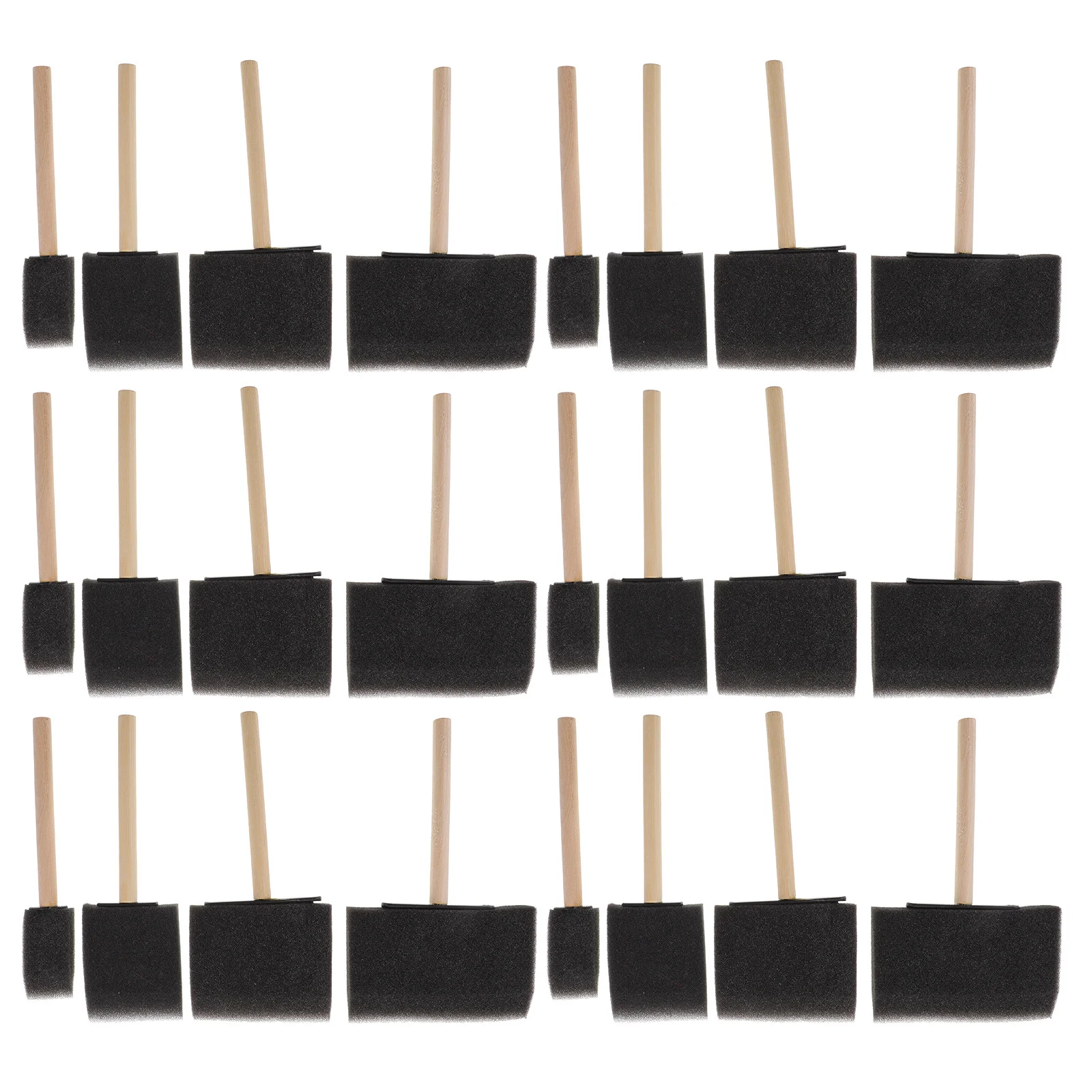 Ensemble de pinceaux éponge pour enfants, 26 pièces, outils de peinture pour aquarelle acrylique, peinture à l'huile, bricolage, artisanat d'art, fournitures de dessin Graffiti