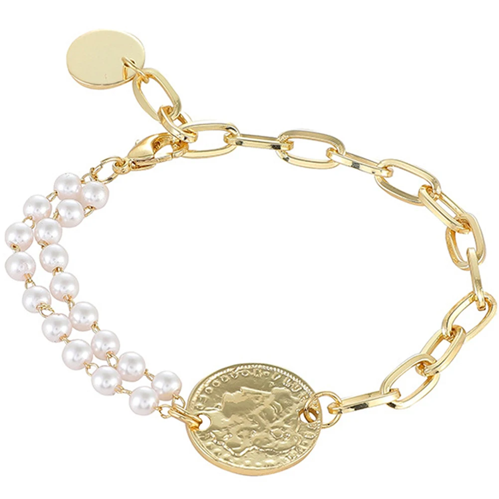 Elegant Pearl Chain Bracelet Wrist Decor Accessory Trendy Women Jewelry Creative Charm Decorative Wrist Chain Gift For Girls