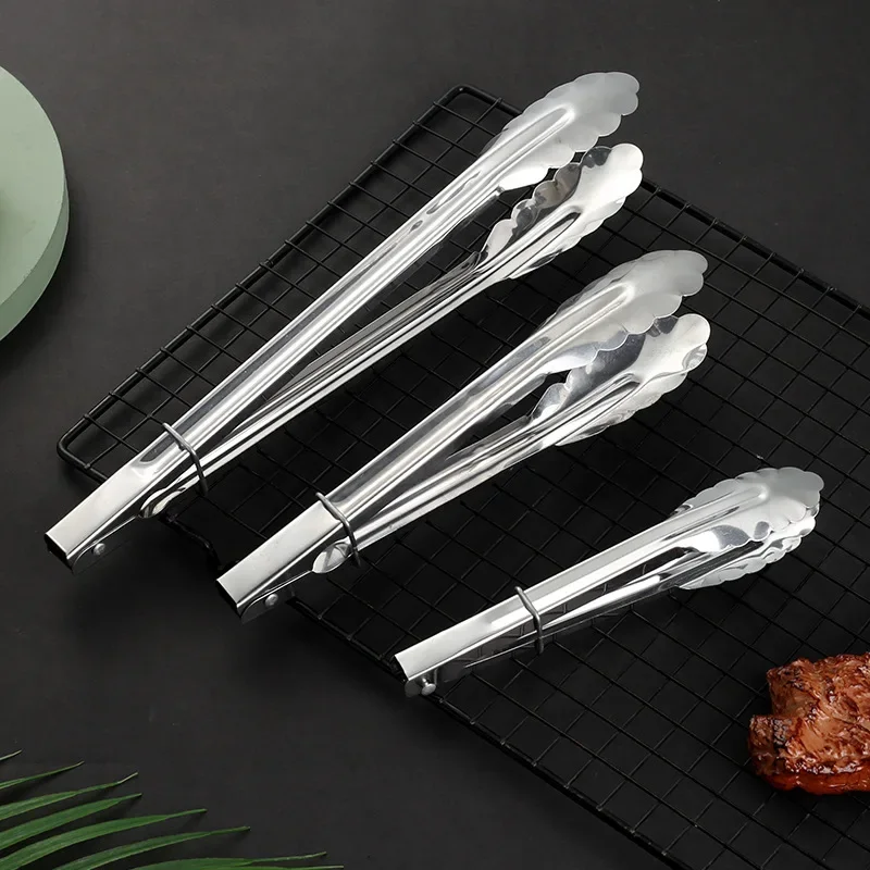 Clip Kitchen Accessories Meat Cooking Utensils Bread Food Cookware Assesories Tongs Tools for Bbq Salad Grilling Warmed Kitchens