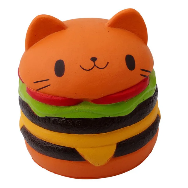 Jumbo Kawaii Squishy Spielzeuge Langsam Aufsteigende PU-Popcorn-Tiere Anti-Stress-Relief Squishies Spielzeug