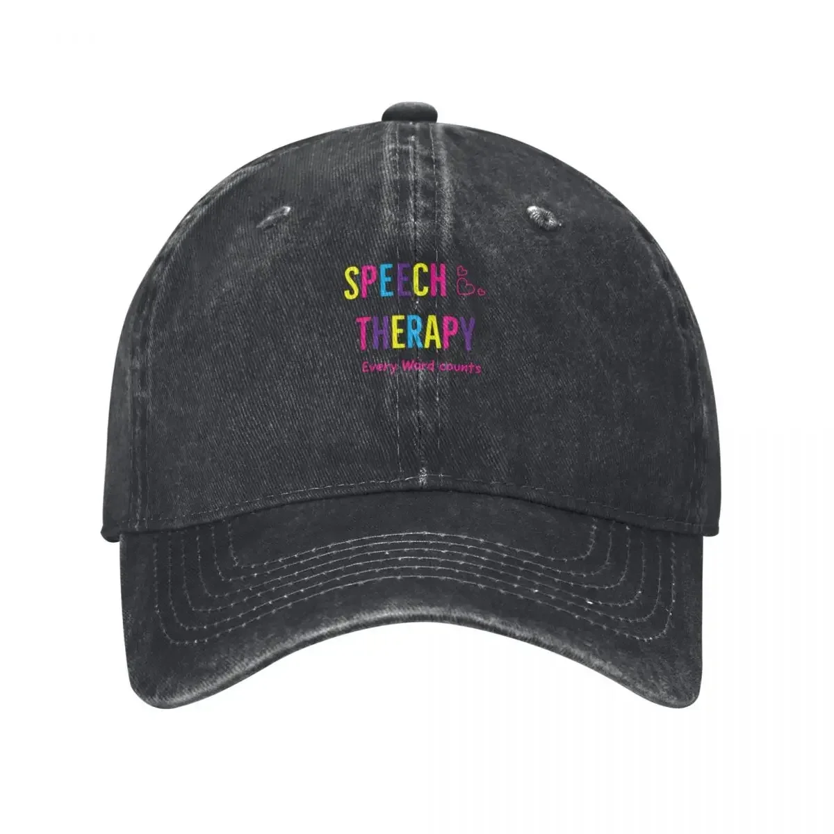 Speech Language Pathologist Outfit gift -Therapist - Speech Therapy -SLP Baseball Cap Mountaineering Sunhat Male Women's