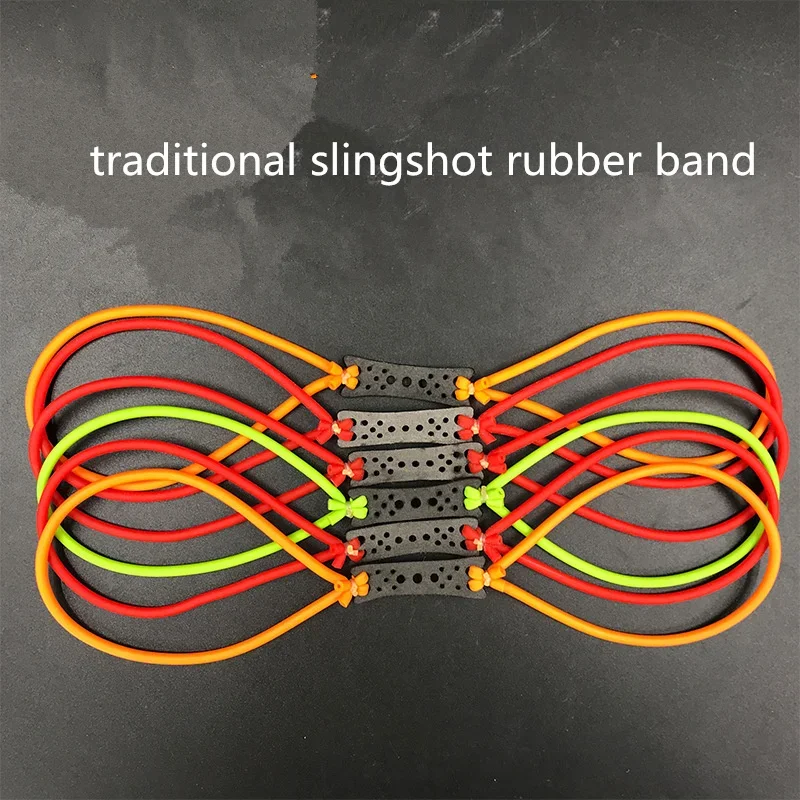 3pcs Natural Latex Slingshots  Slingshot Catapult Elastic Part Bungee Equipment Rubber Tube Band For Slingshot Shooting Hunting