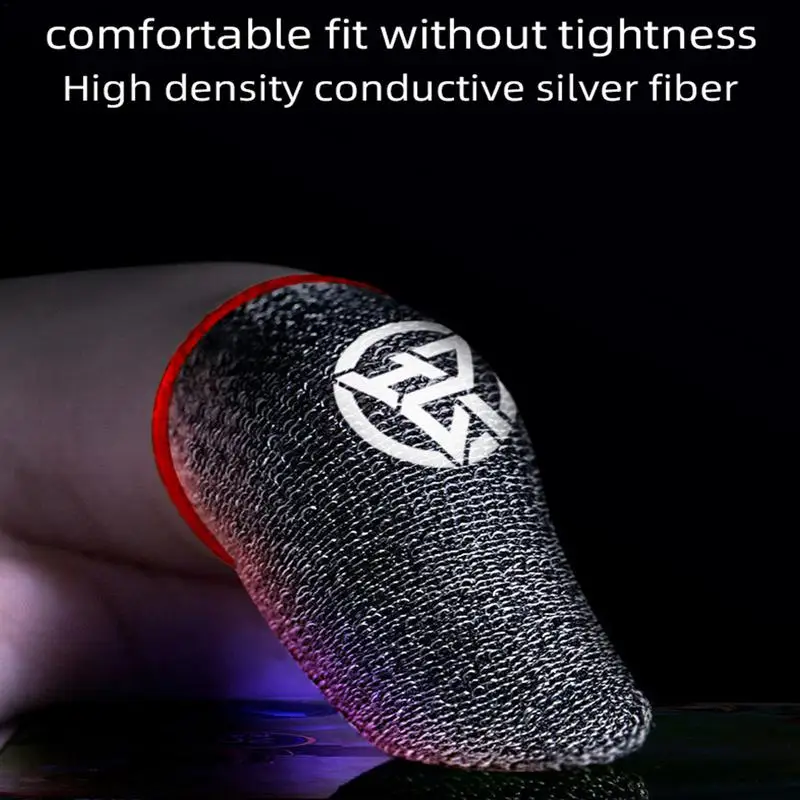 

Game Finger Sleeves Flexible Anti-Sweat Finger Covers Finger Sleeve Thumb Sleeves Mobile Game Cool Breathable Thumb Cover For