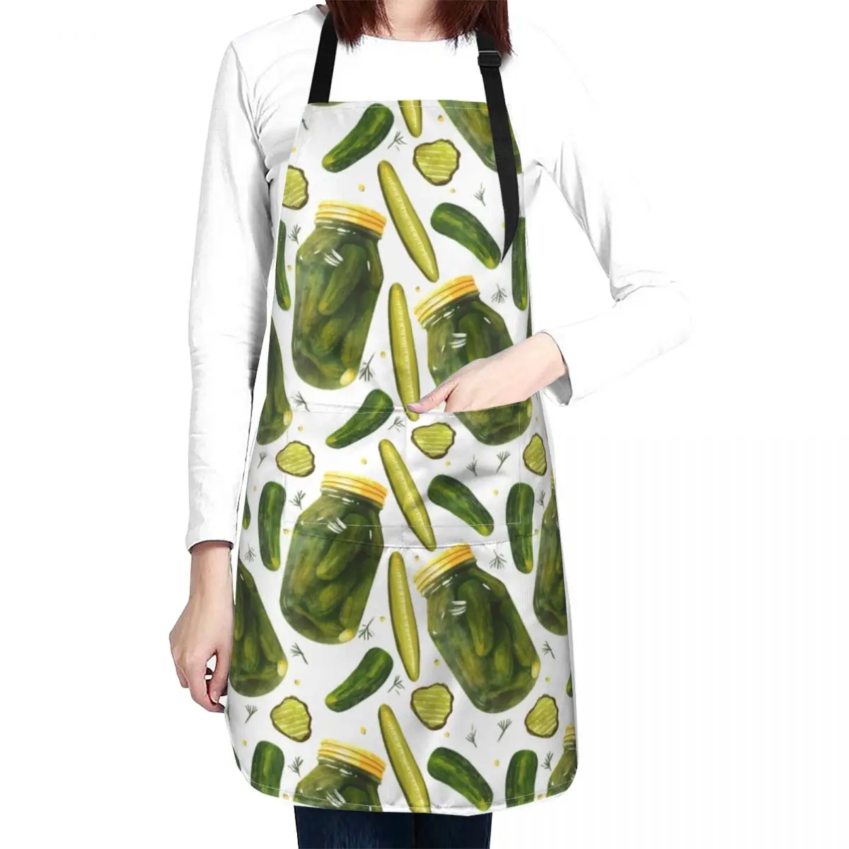 Pickles Pickles Pickles by Christine Leader Apron Men kitchen Kitchen New 2022 Year Kitchens For Men Kitchen Tools Apron