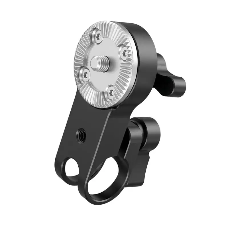 R53C M6-Gewinde-Kamerastangenklemme für 19-mm-Schienen-Aluminium-Einloch-Rohrhalter – Detail 7