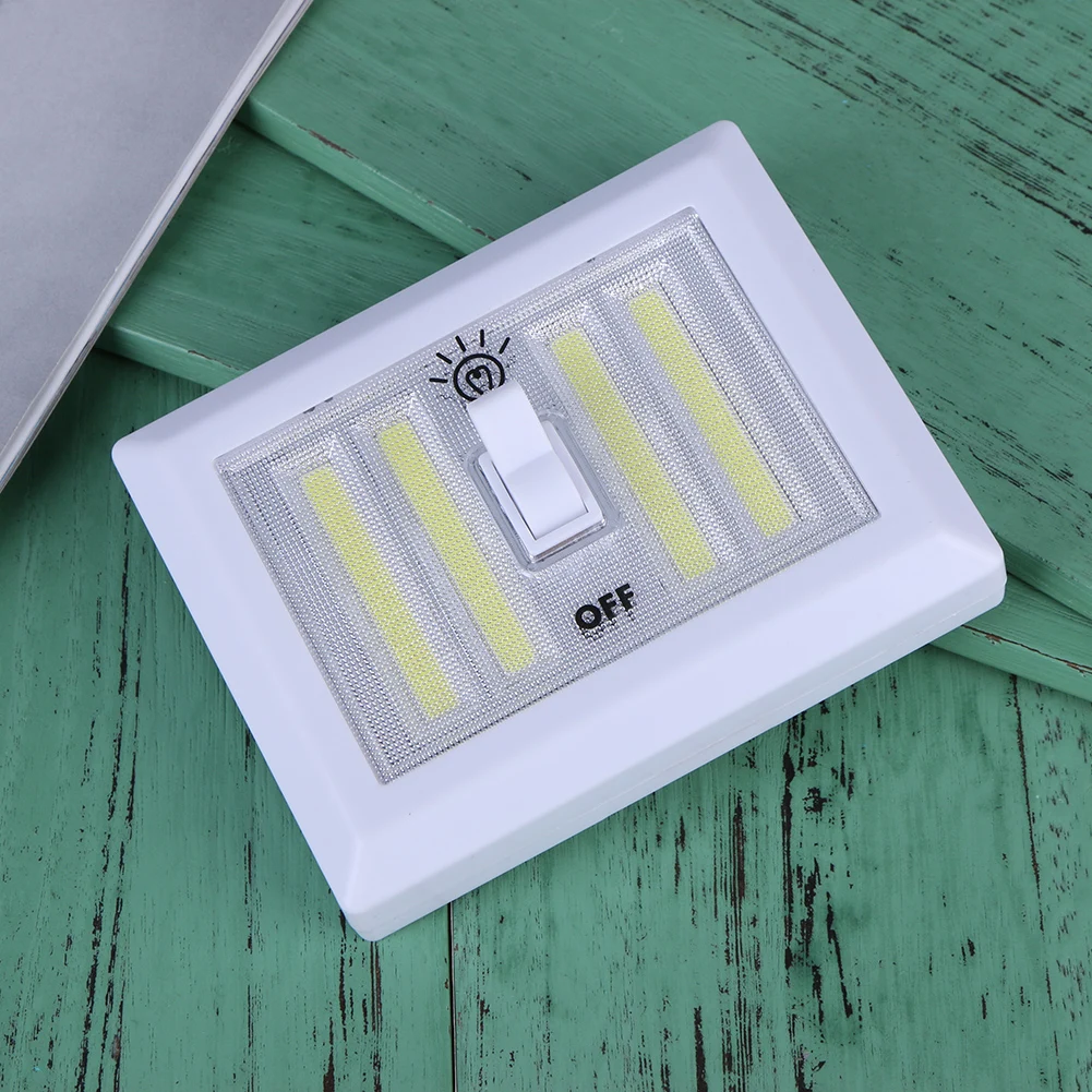 

8W Wall Switch Night Light Corridor LED Lamp Outdoor Camping Hiking Lights Battery Operated LED Emergency Lamp