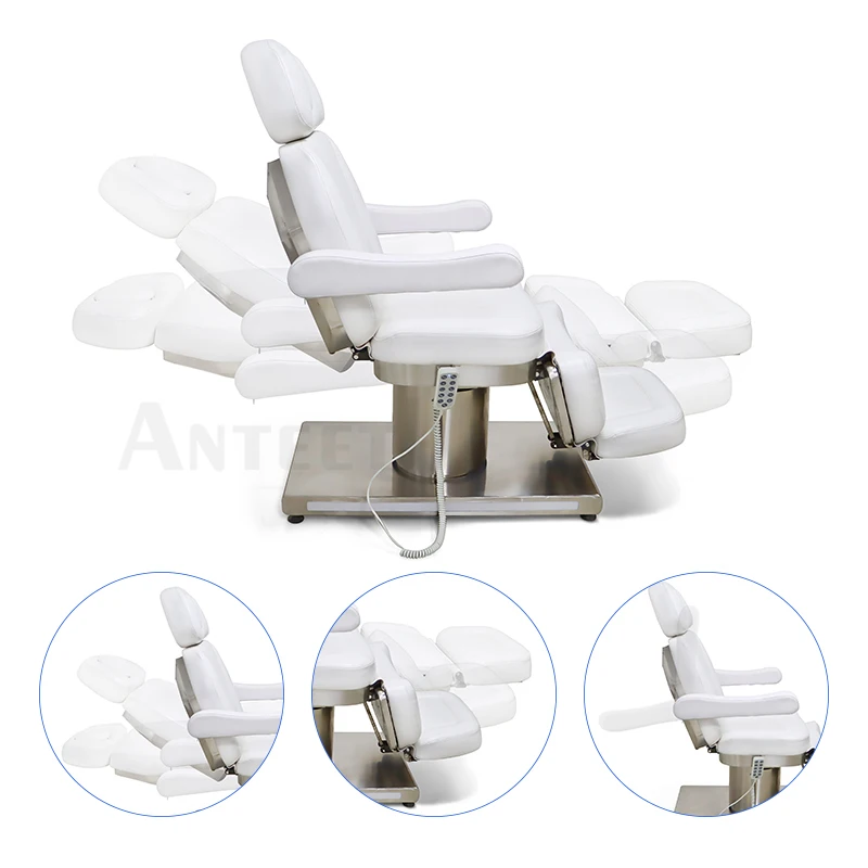 Anteeth Fashionable Clinic Adjustable Treatment Massage Table Set Multi-function Massage Table Luxury Massage and Facial Tables